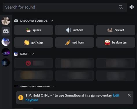 Once your chosen sound is selected, tap on the X in the upper right corner to close and it&x27;ll automatically save. . Discord soundboard gone